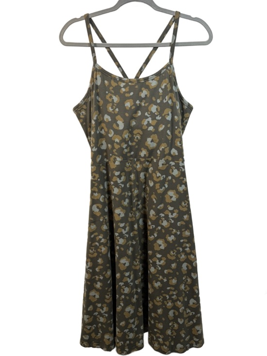 Pact Organic Dresses & Skirts - Pact Fit & Flare midi Sundress in leopard print
